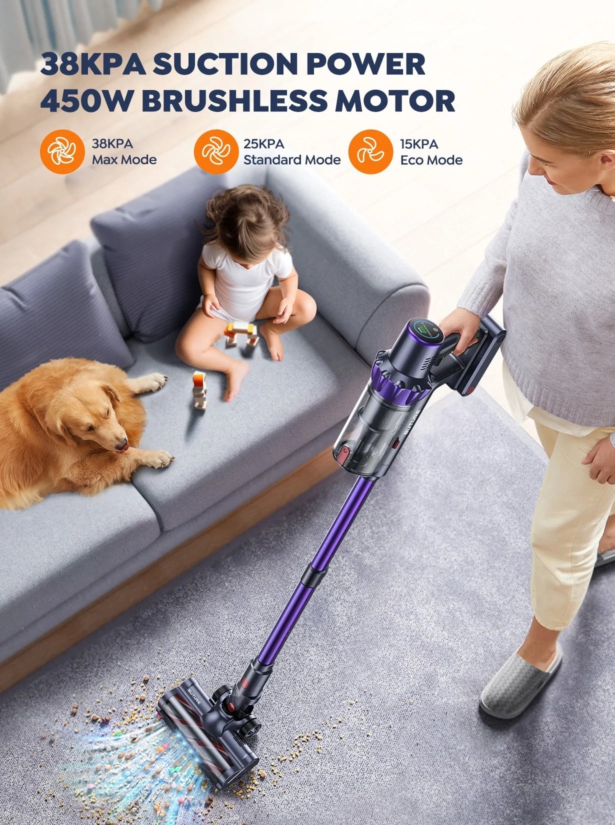 Buture VC70 Cordless Vacuum Cleaner