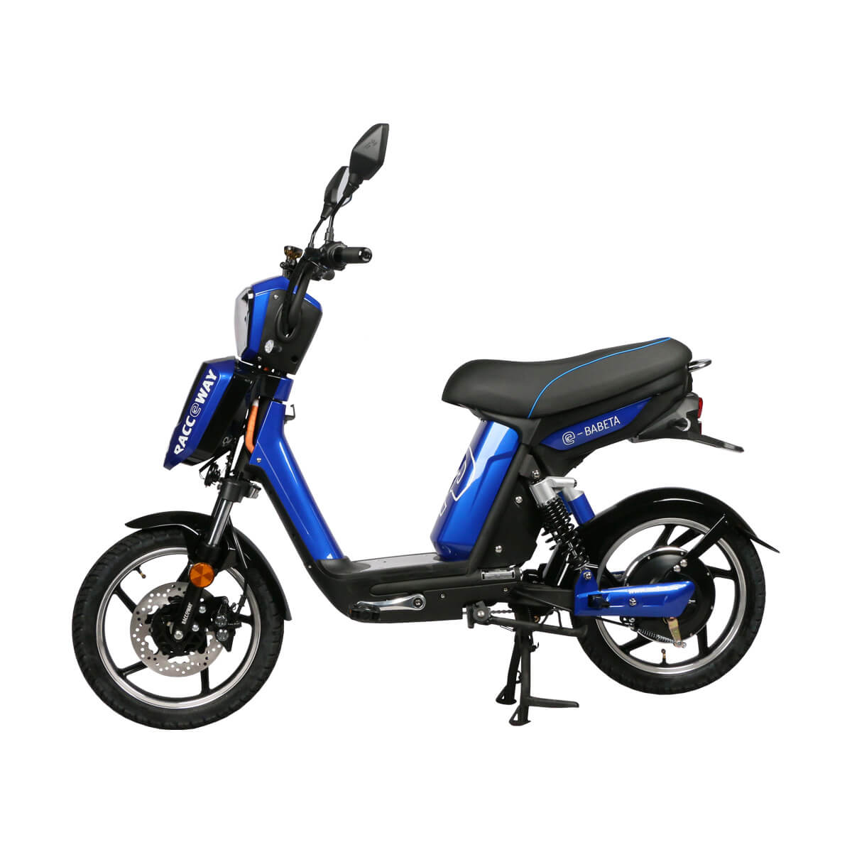 Trottinette électrique RACCEWAY® E-BABETA® MOTOE-1B avec batterie 12 Ah, expédiée depuis l'entrepôt de l'UE