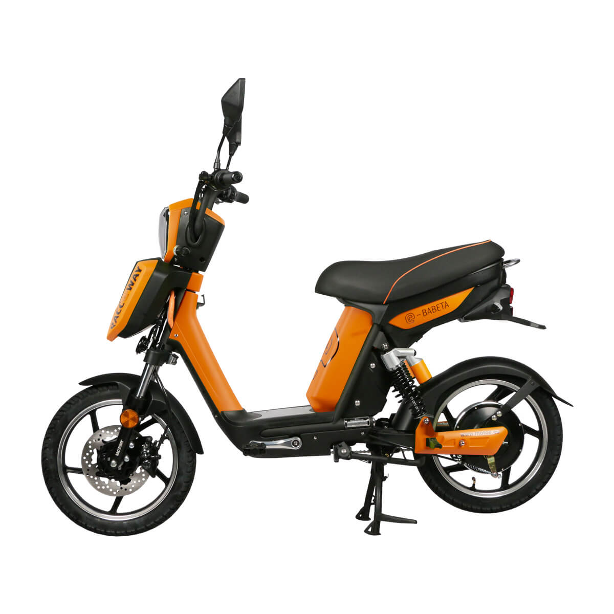 Trottinette électrique RACCEWAY® E-BABETA® MOTOE-1B avec batterie 12 Ah, expédiée depuis l'entrepôt de l'UE