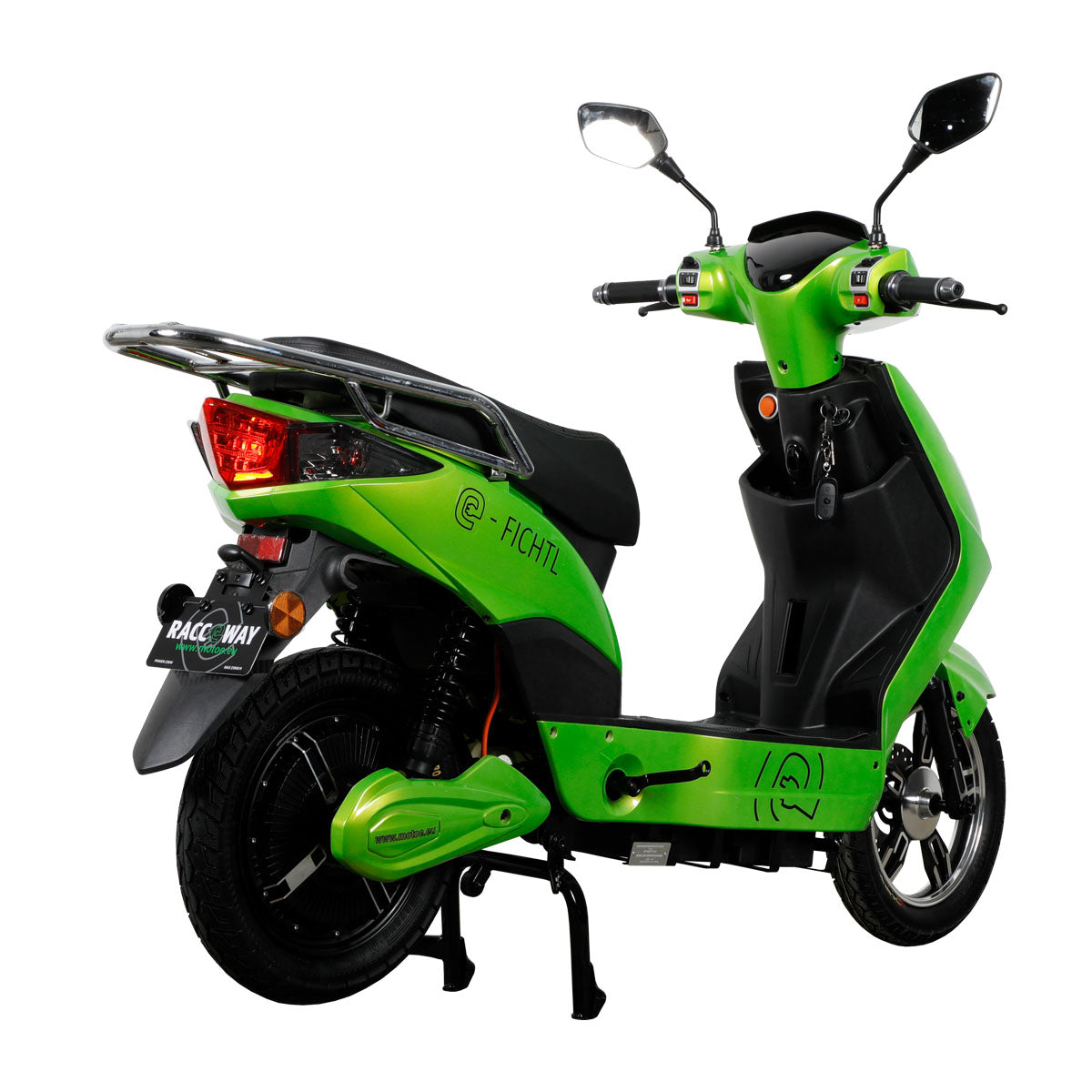 Trottinette électrique RACCEWAY® E-FICHTL® avec batterie 12 Ah, expédiée depuis l'entrepôt tchèque