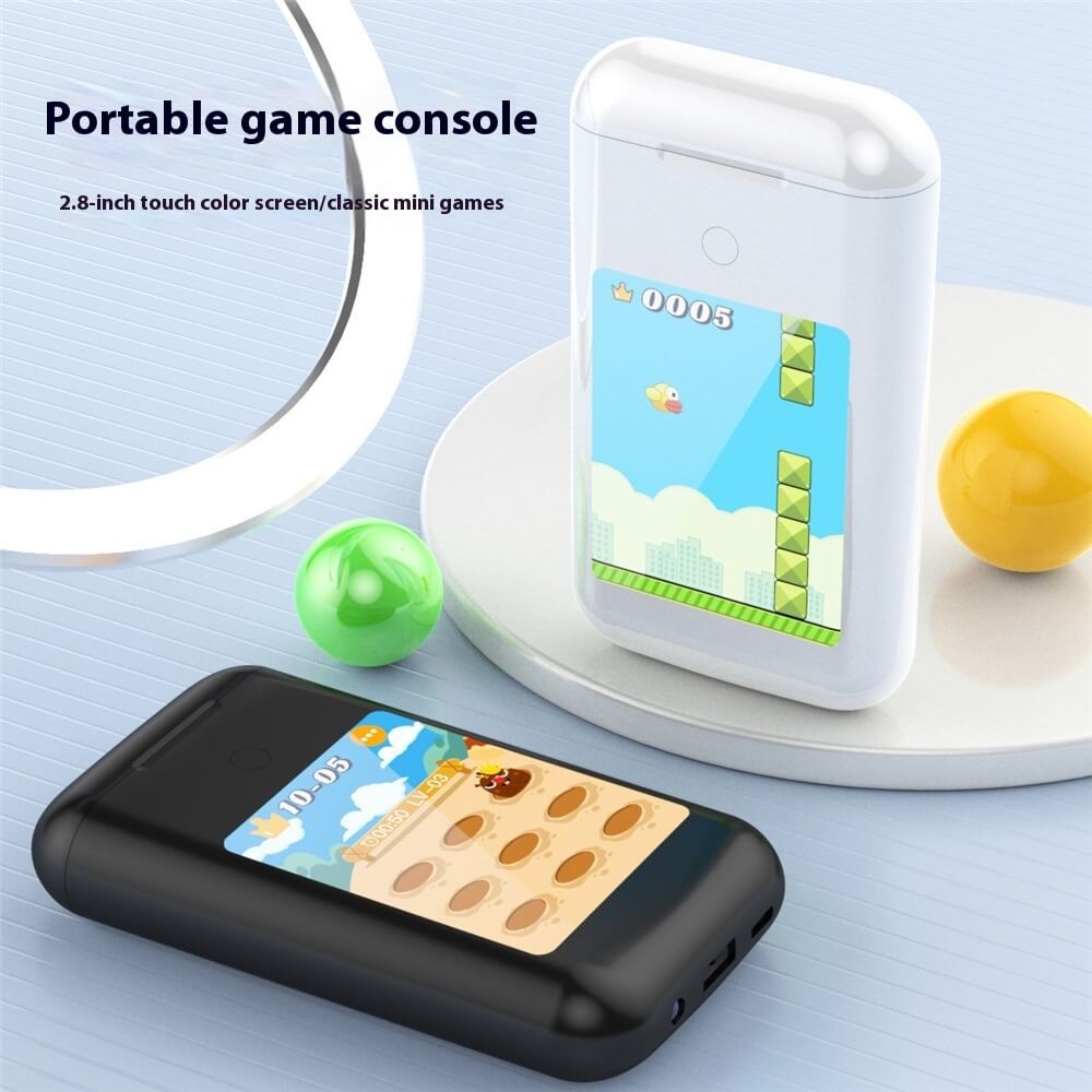 Smart Power Bank Headset 2.8-inch Multimedia Display