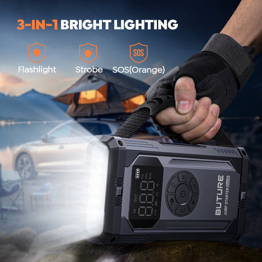 Buture Beta06 Car Jump Starter 4000A with Air Compressor