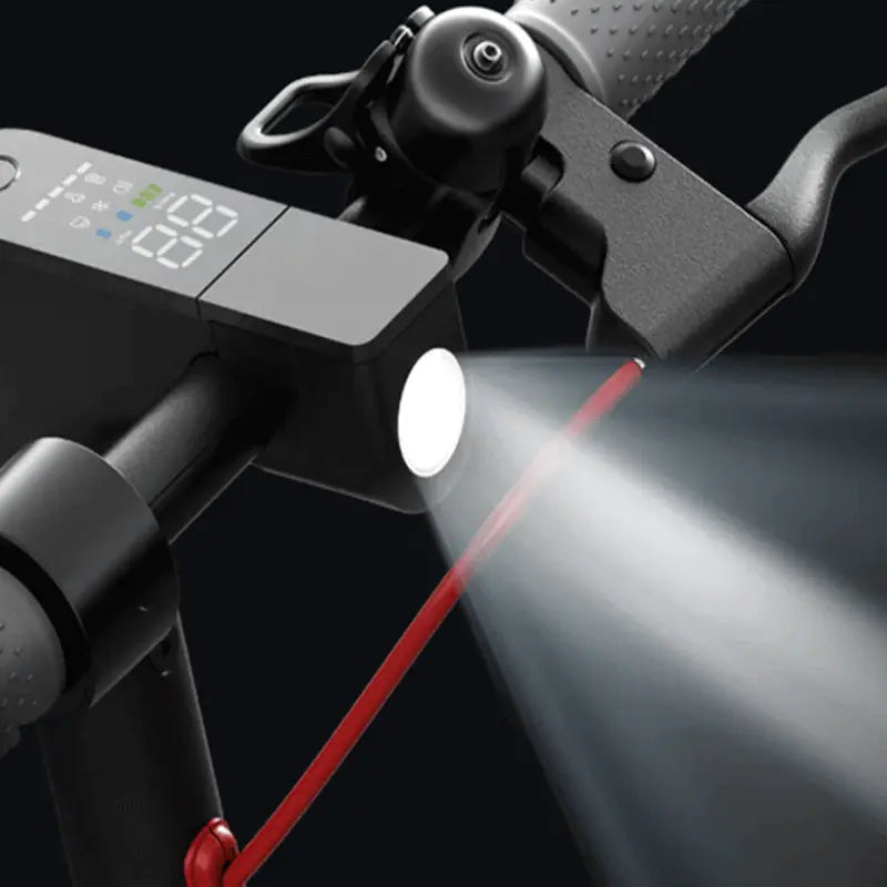 EMOKO electric scooter handlebar with digital display and bright front LED light