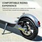 EMOKO electric scooter rear wheel with 85 inch solid tires and brake for comfortable riding experience