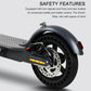 EMOKO electric scooter rear wheel with turn signals and disc brakes for enhanced safety and control