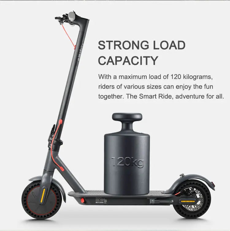 EMOKO electric scooter with strong load capacity supporting up to 120 kilograms for versatile riders