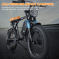 Emoko powerful electric commuter bike with all-terrain ready damping and front suspension fork