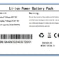 Emoko 48V 20ah electric bike battery label showing voltage capacity and safety warnings