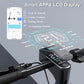 EMOKO long range commuter e scooter handlebar with smart app and LCD display showing speed and controls