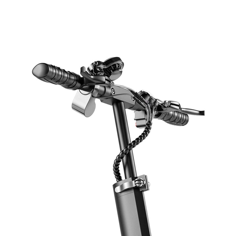 EMOKO portable commuter electric scooter black handlebar with brake lever and throttle