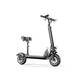 EMOKO portable commuter electric scooter with seat and front suspension in black