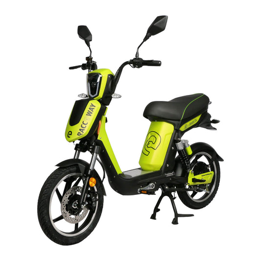 Trottinette électrique RACCEWAY® E-BABETA® MOTOE-1B avec batterie 12 Ah, expédiée depuis l'entrepôt de l'UE